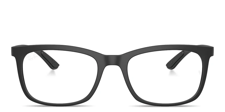 Shop Ray-Ban Unisex Pillow Eyeglasses in Black online.