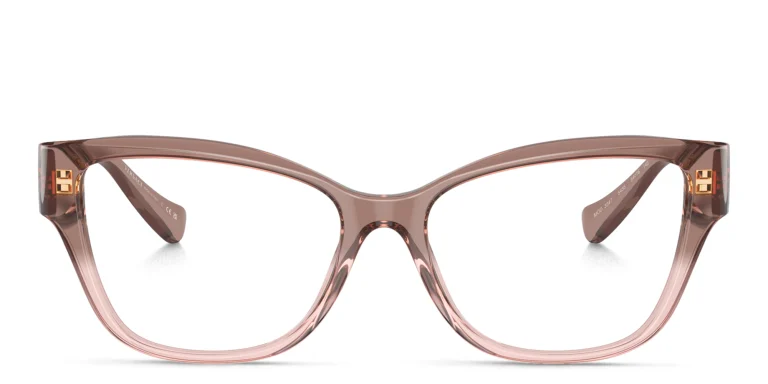 Shop VERSACE Cat-Eye Eyeglasses in Pink online.