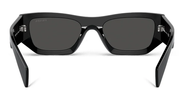 Shop PRADA Unisex Pillow Sunglasses in Black online.
