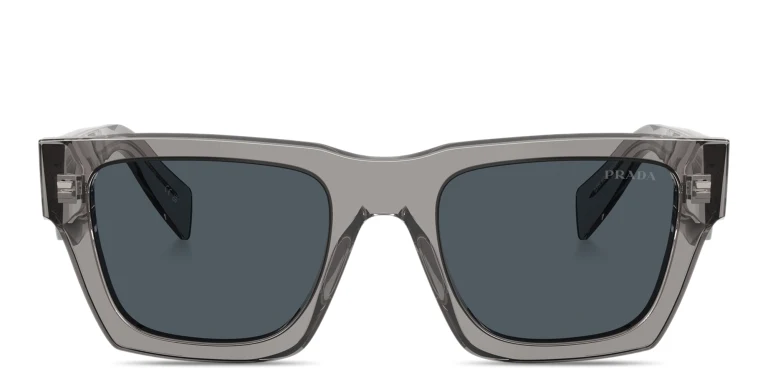 Shop PRADA Catwalk Pillow Sunglasses in Grey online.