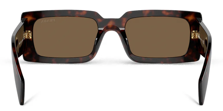 Shop PRADA Pillow Sunglasses in Tortoise online.