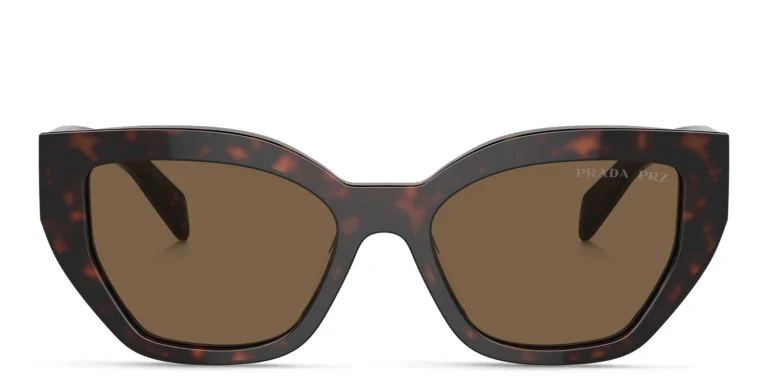 Shop PRADA Butterfly Sunglasses in Tortoise online.