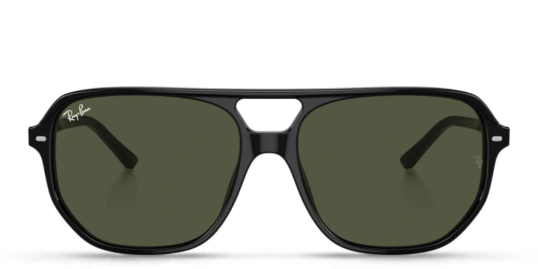 Shop Ray-Ban Bill One Unisex Irregular Sunglasses in Black online.