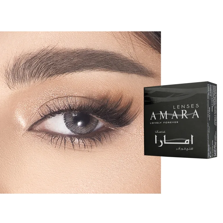 Shop Amara Monthly Color Contact Lenses - Zi Cloudy in Grey online.