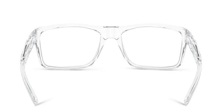 Shop Oakley Wide Rectangle Eyeglasses in Clear online.