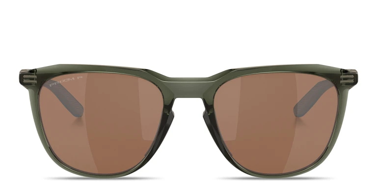 Shop Oakley Thurso Square Sunglasses in Green online.