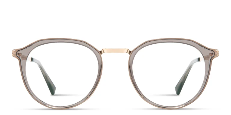 Shop MYKITA Paulson Unisex Round Eyeglasses in Gold online.