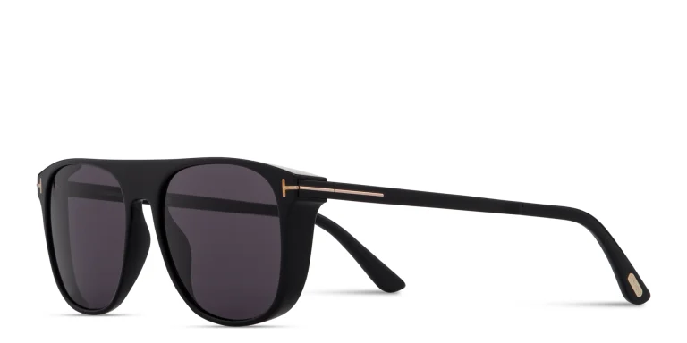 Shop TOM FORD Lionel-02 Square Sunglasses in Black online.