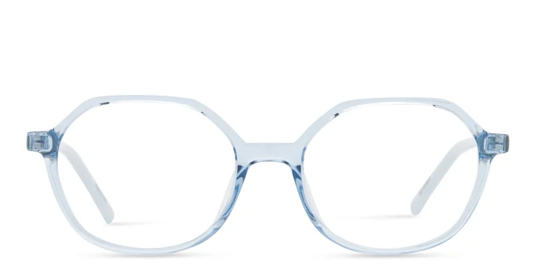 Shop EYE'M Kids Irregular Eyeglasses in Blue online.