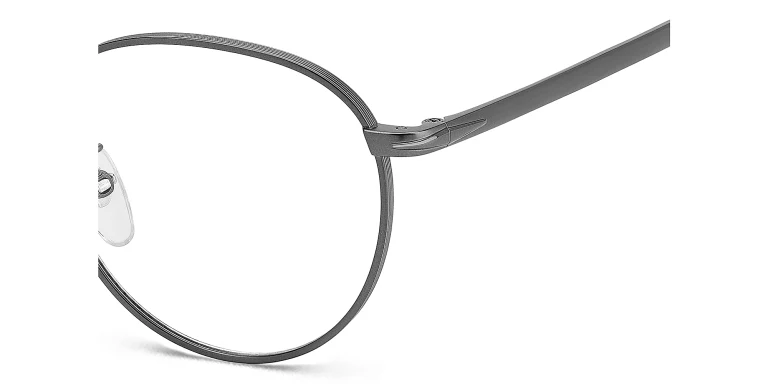Shop DAVID BECKHAM Timeless Icons Panthos Eyeglasses in Black online.