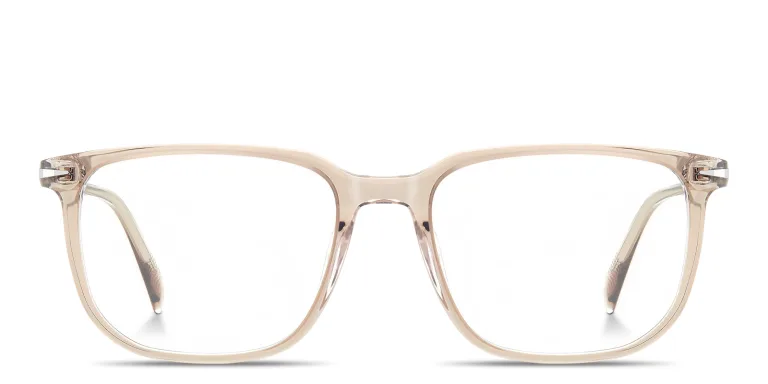 تسوق Timeless Icons Rectangle Eyeglasses ديفيد بيكهام بلون Beige أونلاين.