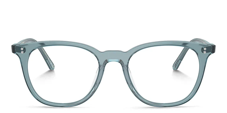 Shop OLIVER PEOPLES Josianne Unisex Pillow Eyeglasses in Blue online.