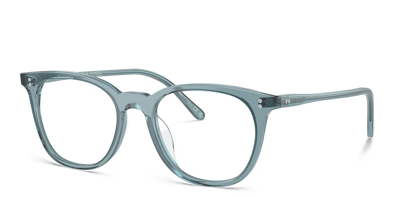 Shop OLIVER PEOPLES Josianne Unisex Pillow Eyeglasses in Blue online.