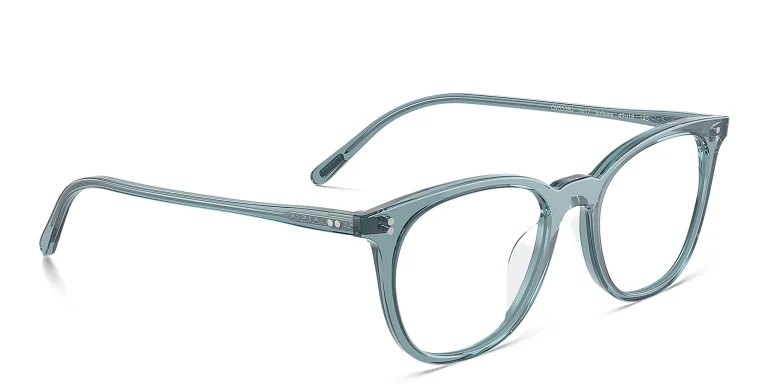 Shop OLIVER PEOPLES Josianne Unisex Pillow Eyeglasses in Blue online.