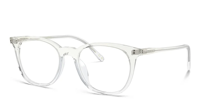 Shop OLIVER PEOPLES Josianne Unisex Pillow Eyeglasses in Clear online.