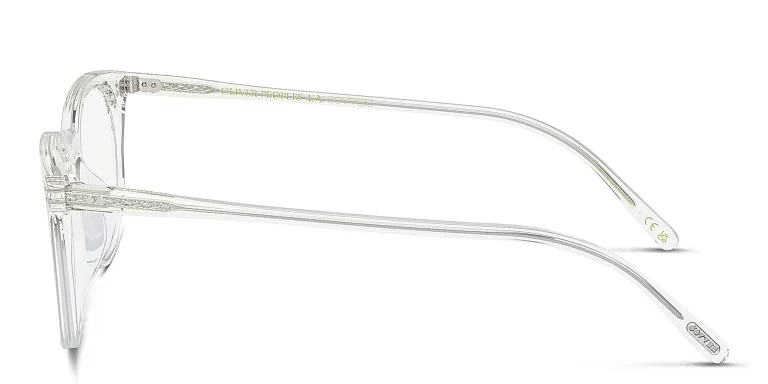 Shop OLIVER PEOPLES Josianne Unisex Pillow Eyeglasses in Clear online.
