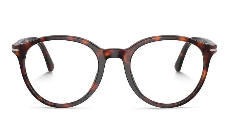 Shop PERSOL Unisex Panthos Eyeglasses in Havana online.