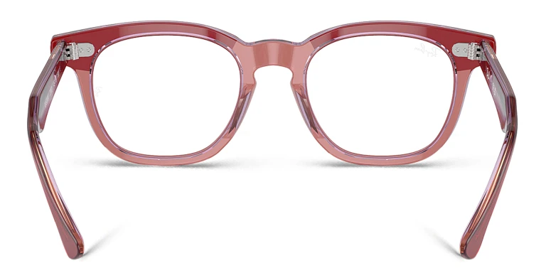 Shop Ray-Ban Junior Optics Kids Square Eyeglasses in Red online.