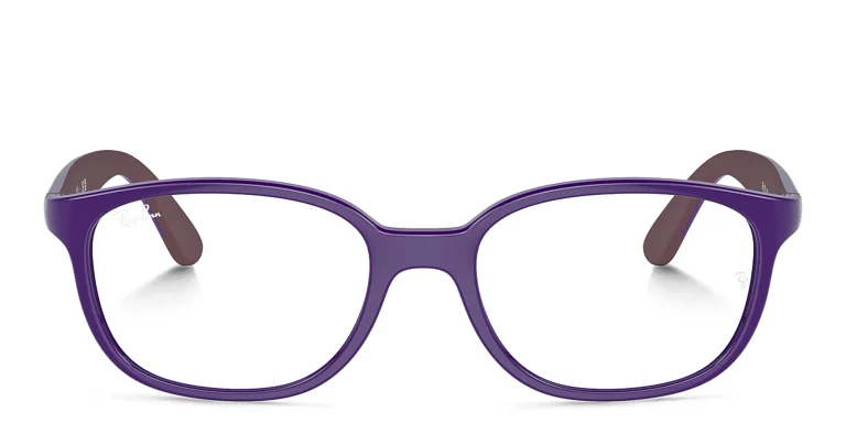 Shop Ray-Ban Junior Optics Kids Panthos Eyeglasses in Purple online.