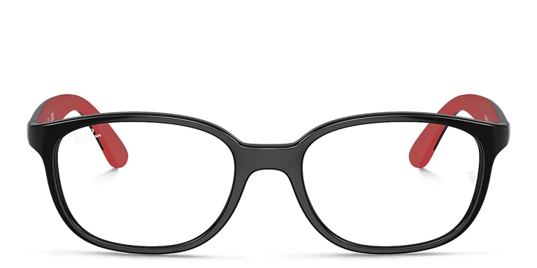 Shop Ray-Ban Junior Optics Kids Bio-Based Panthos Eyeglasses in Black online.