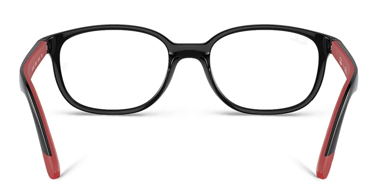 Shop Ray-Ban Junior Optics Kids Bio-Based Panthos Eyeglasses in Black online.
