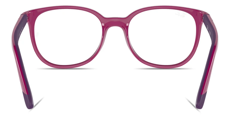 Shop Ray-Ban Junior Optics Kids Bio-Based Panthos Eyeglasses in Purple online.