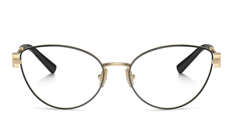 Shop TIFFANY T Motif Cat-Eye Eyeglasses in Black online.