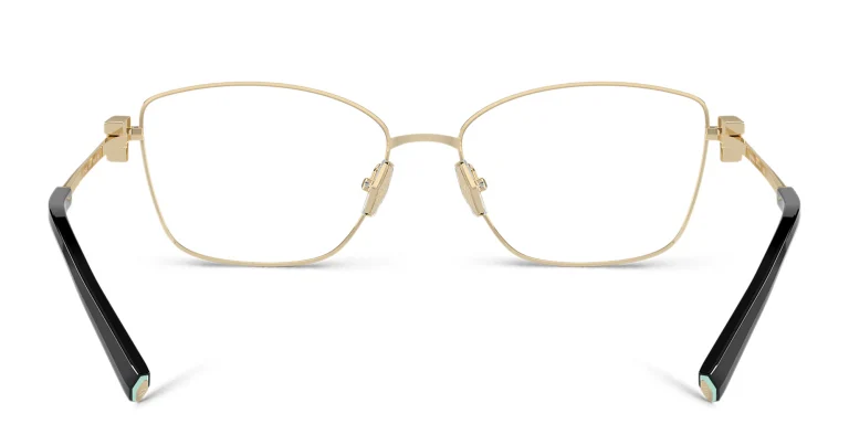 Shop TIFFANY T Motif Butterfly Eyeglasses in Black online.