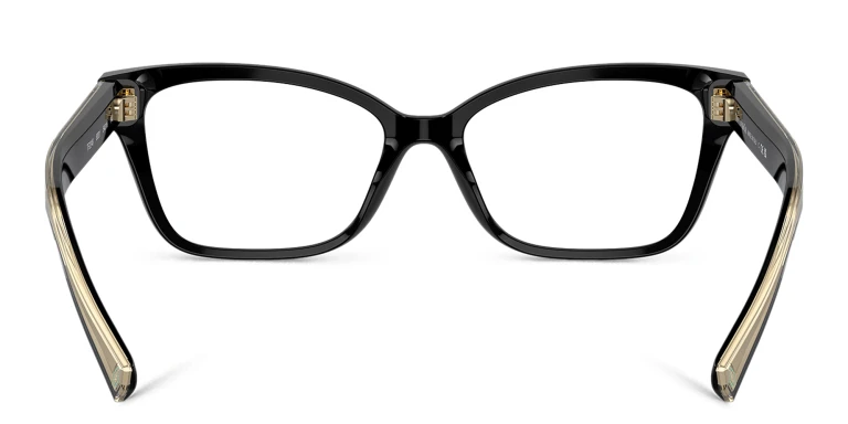 Shop TIFFANY T True Butterfly Eyeglasses in Black online.