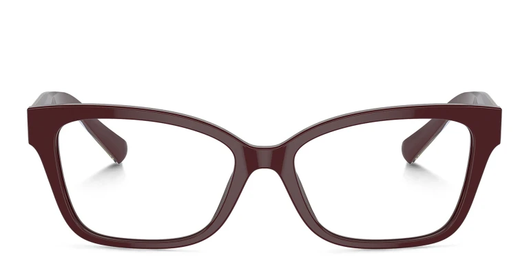 Shop TIFFANY T True Butterfly Eyeglasses in Red online.