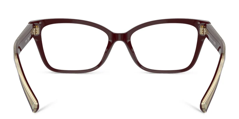 Shop TIFFANY T True Butterfly Eyeglasses in Red online.