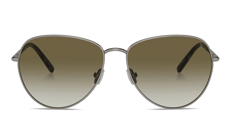 Shop BRUNELLO CUCINELLI Timeless Reflections Aviator Sunglasses in Grey online.
