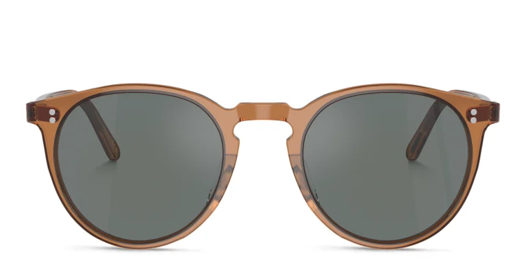 Shop OLIVER PEOPLES O'Malley Sun Panthos Sunglasses in Brown online.