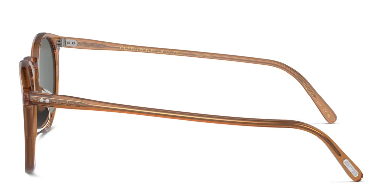 Shop OLIVER PEOPLES O'Malley Sun Panthos Sunglasses in Brown online.