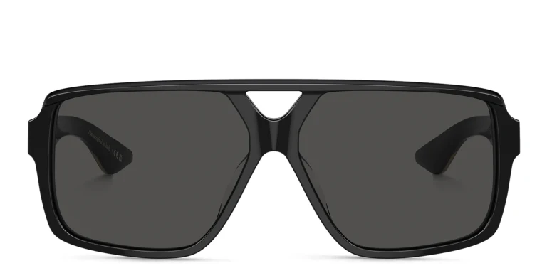 تسوق نظارات شمسية كايت بإطار مستطيل للجنسين أوليفر بيبلز بلون أسود أونلاين.