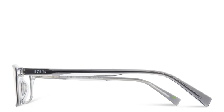 Shop EYE'M Rectangle Eyeglasses in Grey online.