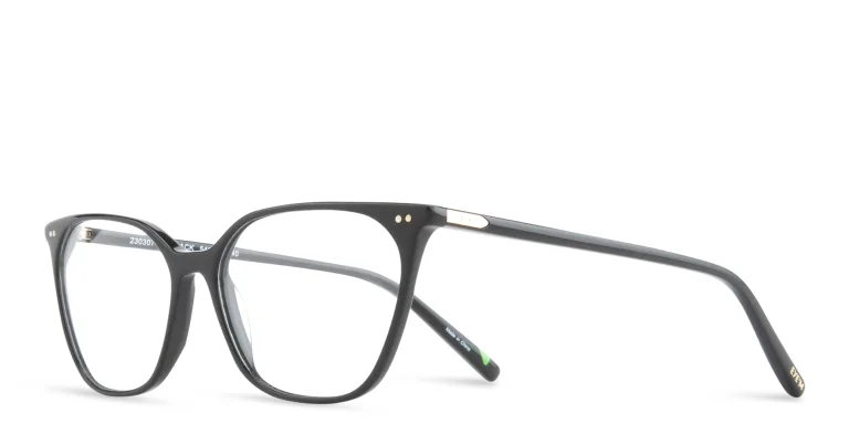 Shop EYE'M Square Eyeglasses in Black online.