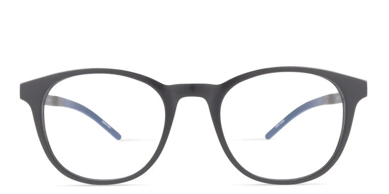 Shop EYE'M Unisex Round Eyeglasses in Black online.