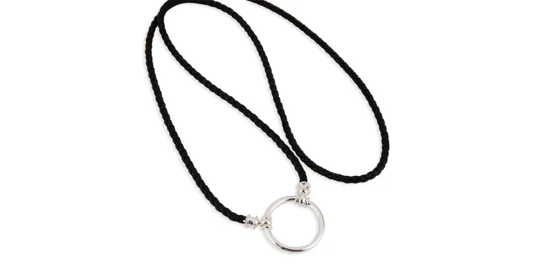 Shop LA LOOP The Simon Glasses Necklace in Black online.