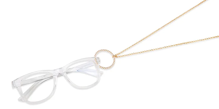 Shop LUTECE Ariane Glasses Necklace in Gold online.