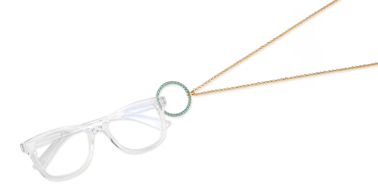 Shop LUTECE Ariane Glasses Necklace in Gold online.
