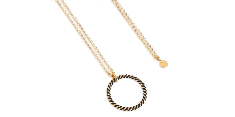 Shop LUTECE Ariane Glasses Necklace in Gold online.