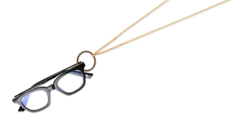Shop LUTECE Ariane Glasses Necklace in Gold online.