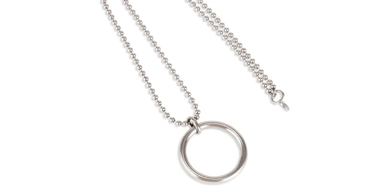Shop LUTECE Henri Glasses Necklace in Silver online.