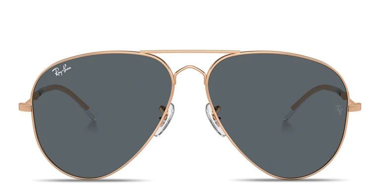 Shop Ray-Ban Old Aviator Unisex Pilot Sunglasses in Gold online.