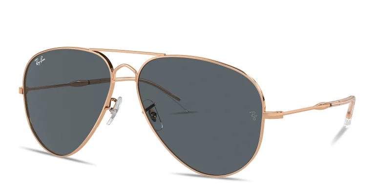 Shop Ray-Ban Old Aviator Unisex Pilot Sunglasses in Gold online.