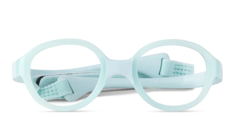 Shop Mira Flex Kids Oval Eyeglasses in Blue online.