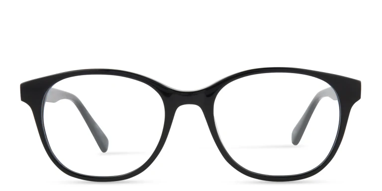 Shop EYE'M Round Eyeglasses in Black online.
