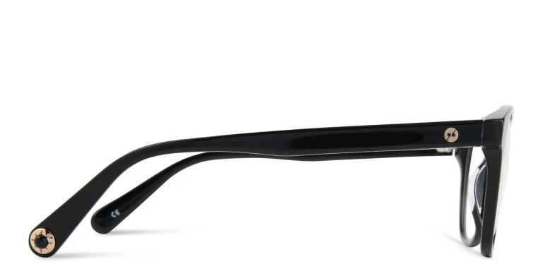 Shop EYE'M Round Eyeglasses in Black online.