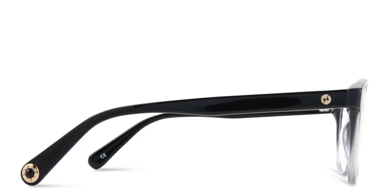 Shop EYE'M Round Eyeglasses in Black online.